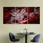 Jujutsu Kaisen Sukuna | Split Wall Poster | Dark Anime Canvas Art