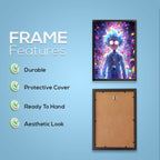 Neon Multiverse Rick" – Trippy Sci-Fi Wall Poster | Dekorama Framed Wall Art | Anime Wall Frames & Posters