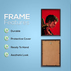 Roronoa Zoro Vector Art | One Piece Framed Poster | Anime Framed Posters - Matt Black Frame (Black Framed, Roronoa Zoro)