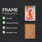 Love in Bloom – Abstract Watercolor Couple Embrace Poster